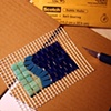 Packaging a mesh mosaic to survive the mail - 1