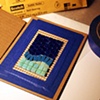 Packaging a mesh mosaic to survive the mail - 2