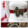 art deco belt buckle