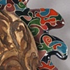 wood creature brooch