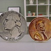 Quarter and Penny Plates