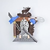 Golem #55; cuckoo clock with tools