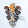 Frankenstein's Monster #1; cuckoo clocks with tools