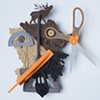 Frankenstein's Monster #26; cuckoo clocks with tools