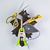 Golem #29; cuckoo clock with tools