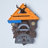 Golem #11; cuckoo clock with tools