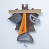 Golem #5; cuckoo clock with tools