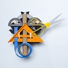 Golem #3; cuckoo clock with tools