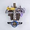 Golem #20; cuckoo clock with tools