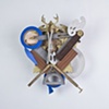 Golem #33; cuckoo clock with tools