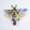 Golem #66; cuckoo clock with tools