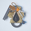 Golem #9; cuckoo clock with tools