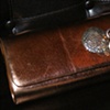 Copper/Gold and White Clutch