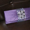 Ametheyst/Rhinestone Clutch