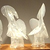 Maquettes for an inflatable rooster