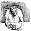 Old Man Drinking Coffee