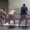 Bringing the walls from the old studio