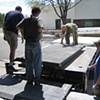 Delivering the walls