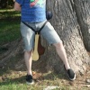 Sparkle and Felt Strap-on BallSack