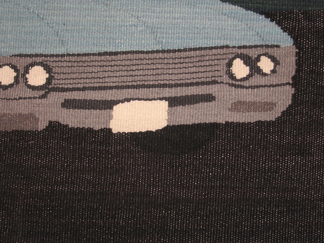 1970 light blue Buick Skylark (detail)