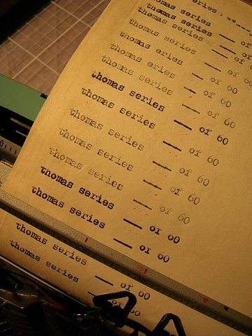 Thomas Series labels