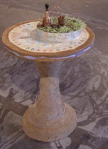 cardboard furniture, indoor gardening, handmade
