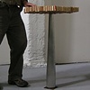 self portrait with lilypad table