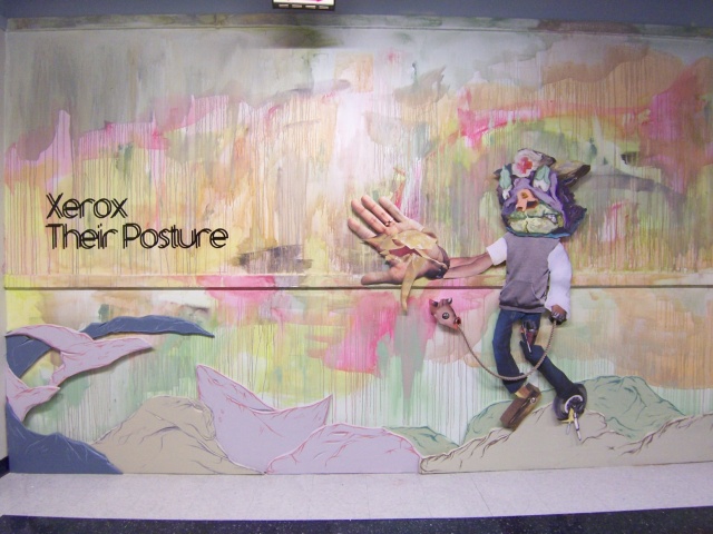 XeroxTheirPosture-Title Wall