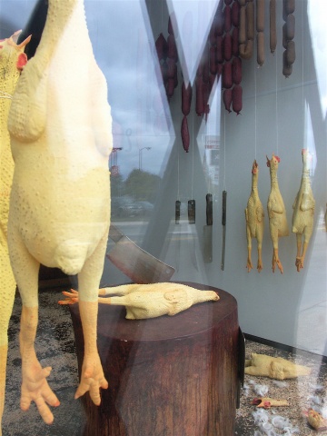 Butcher Shop Window