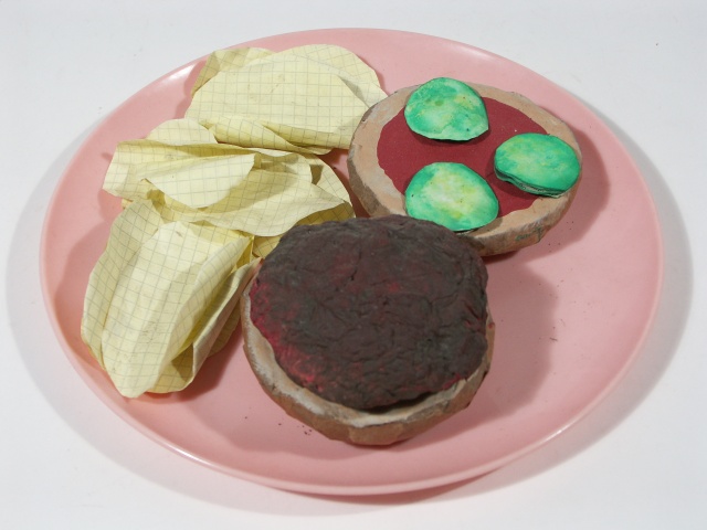 Hamburger and Chips