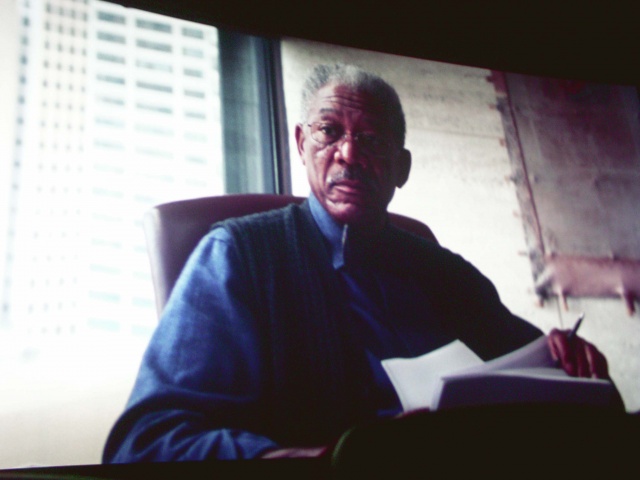 Scene from "Batman, The Dark Knight", with Kite