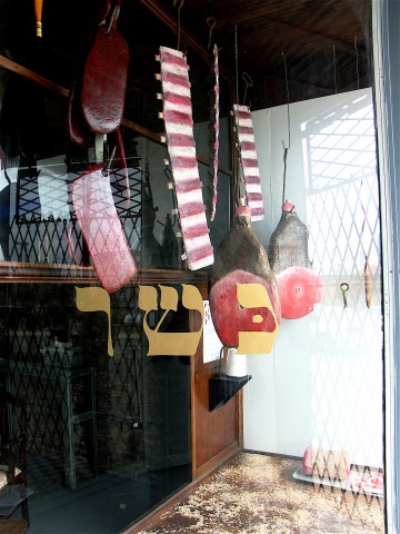 Butcher Shop Window