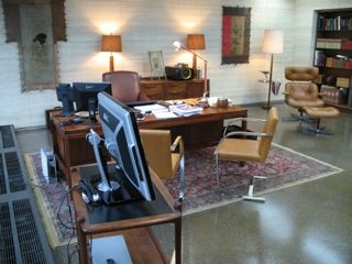 Morgan Freemans Office Batman Movie