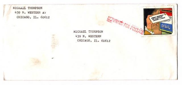 Return For Postage Due