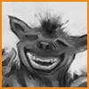 Zombie and Hyena