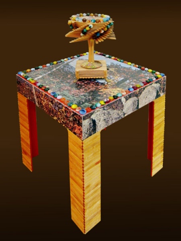 Popsicle End Table