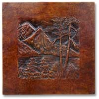 Mountain Scene 6x6