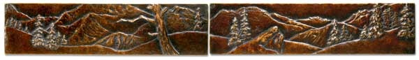 Mountain Frieze 2.5x20