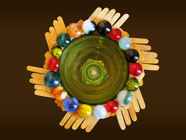 Popsicle Stick Wine Goblet B Top