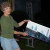 Ellen Gavin getting ready