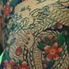 Dragon with cherry blossoms