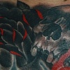 rose and skull 