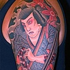 Samurai half sleeve
