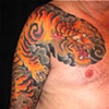 Tiger 3/4 sleeve