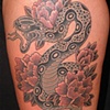 Snake & Peony