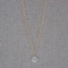 Green Amethyst & Gold-Filled Chain Necklace