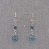 Moss Agate & Gold-Filled Wire Earrings