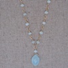 Amazonite & Gold-Filled Wire Necklace