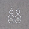 Green Amethyst & Sterling Silver Earrings