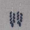 Tourmaline & Sterling Silver Chain Earrings